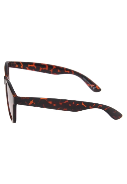 Leslii Sonnenbrille Damen Smart braune Hornlook-Brille Designerbrille Sunglasses Kunststoff Braun Meist gekauft