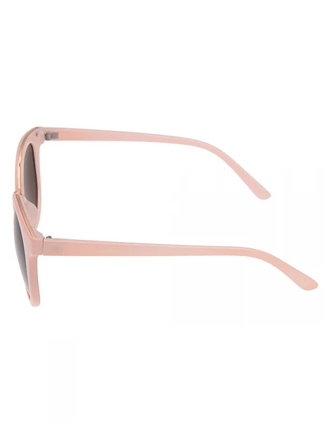 Leslii Sonnenbrille Damen Classic-Look Designerbrille Sunglasses Rosa Kunststoff Versandkostenfrei