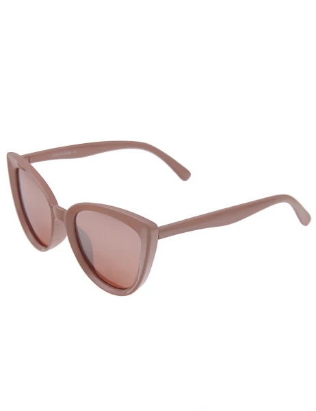 Leslii Sonnenbrille Cateye Damen Sunglasses Designerbrille in Altrosa Großer Ausverkauf
