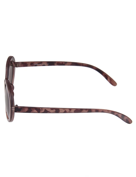 Leslii Sonnenbrille Retro Horn-Look Damen Sunglasses Designerbrille in Braun Begrenztes Angebot