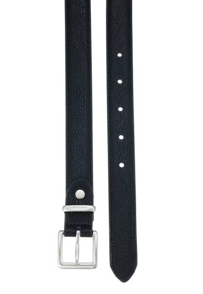 Leslii schmaler Gürtel Leder/PU | Schwarz Valentinstagsangebot