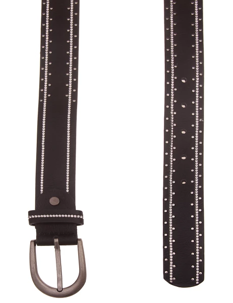 Leslii Damen-Gürtel Strass-Gürtel schwarzer Gürtel Glitzer-Gürtel Breite 3,5cm schwarz JETZT KAUFEN