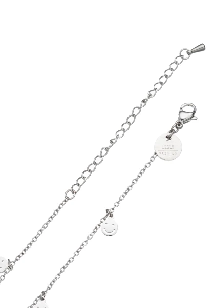 Leslii Fußkettchen Smiley aus Edelstahl Heißer Verkauf