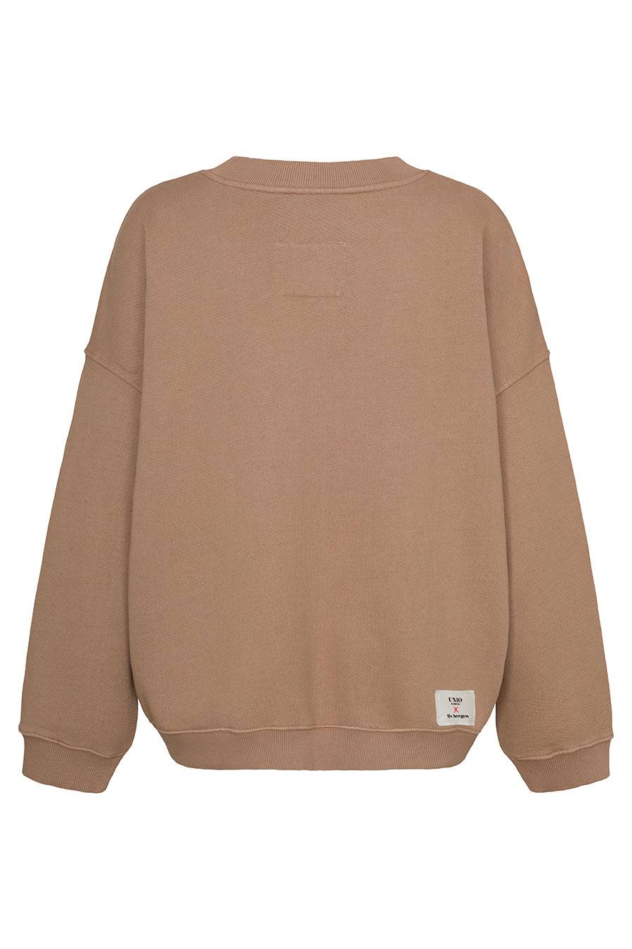 Liv Bergen Sweater RIVA in toast Neueste Stile