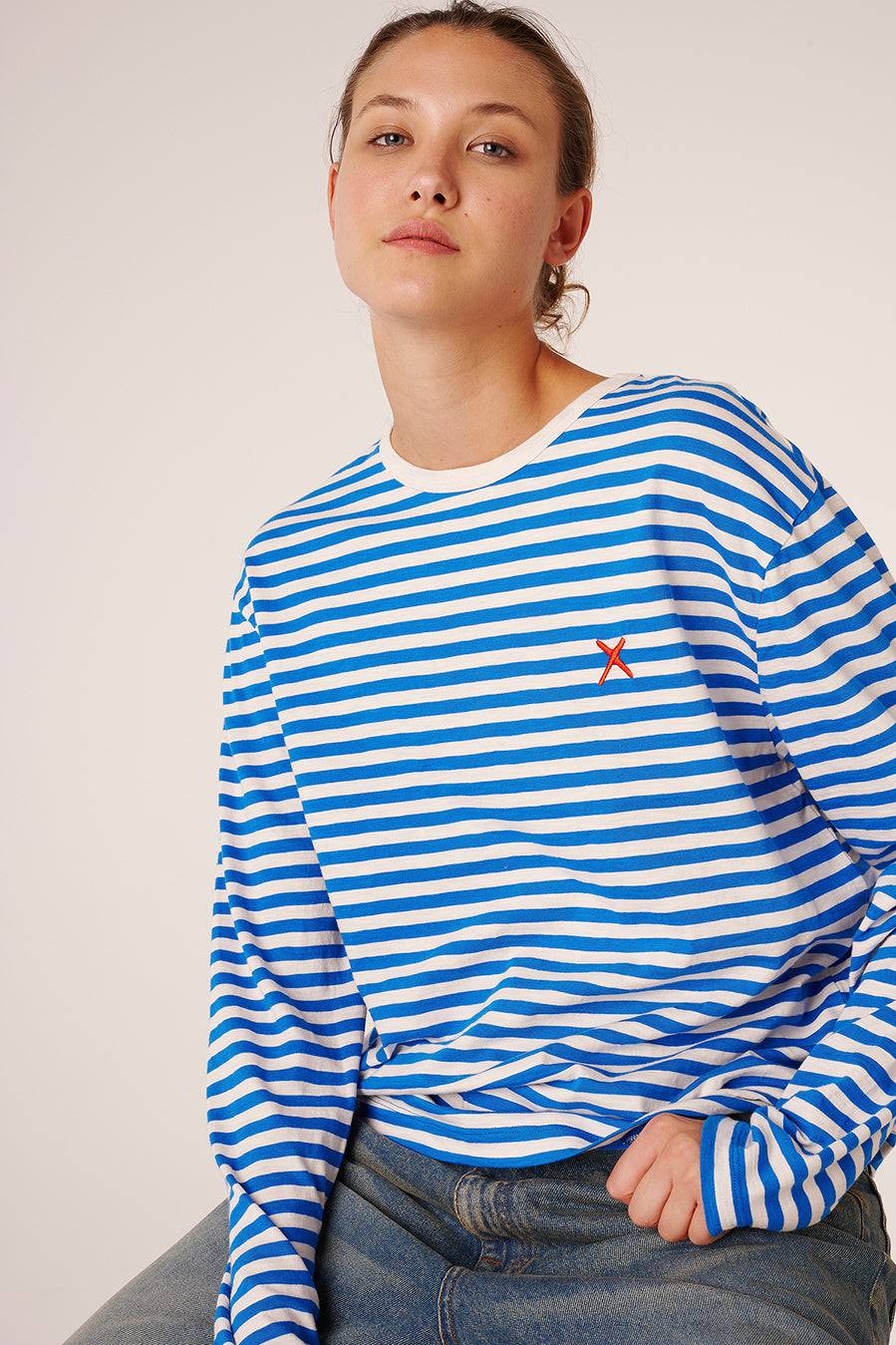 Liv Bergen Longsleeve Unisex in fresh blue Letzter Tag