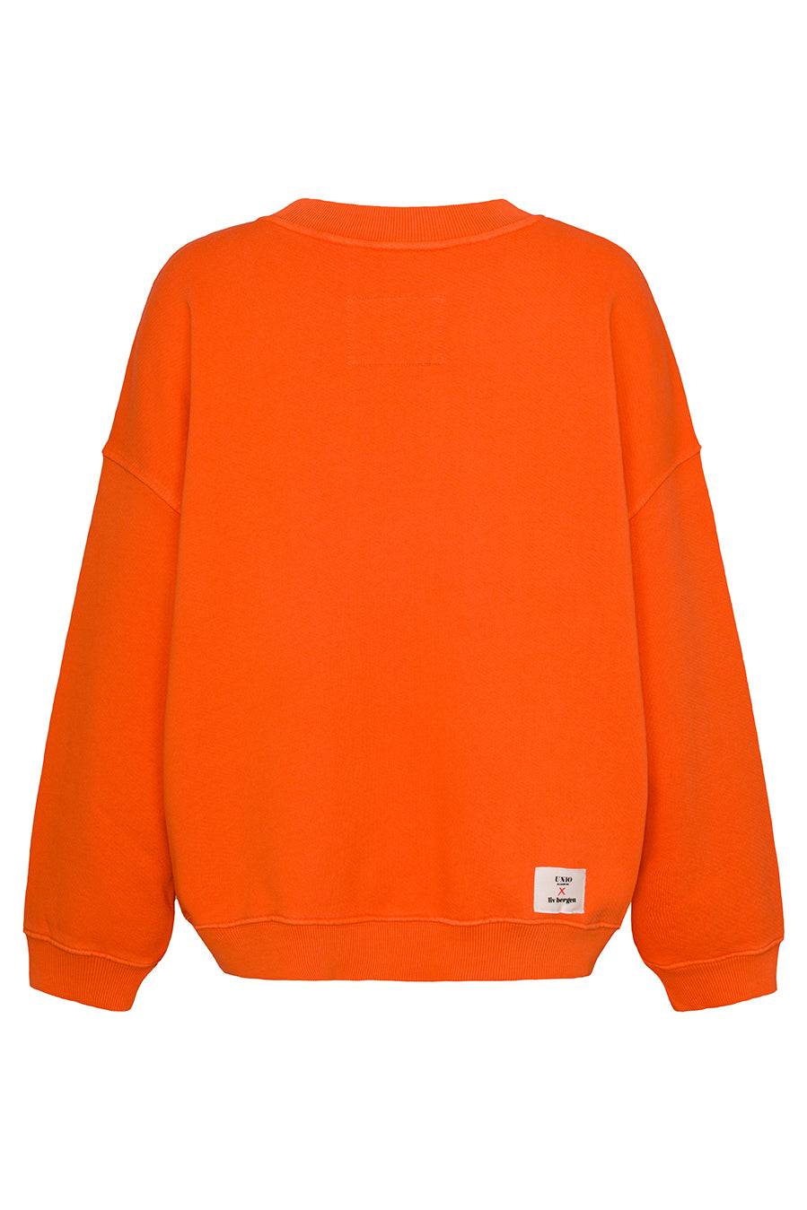 Liv Bergen Sweater RIVA in strong orange Bis zu 60% Rabatt