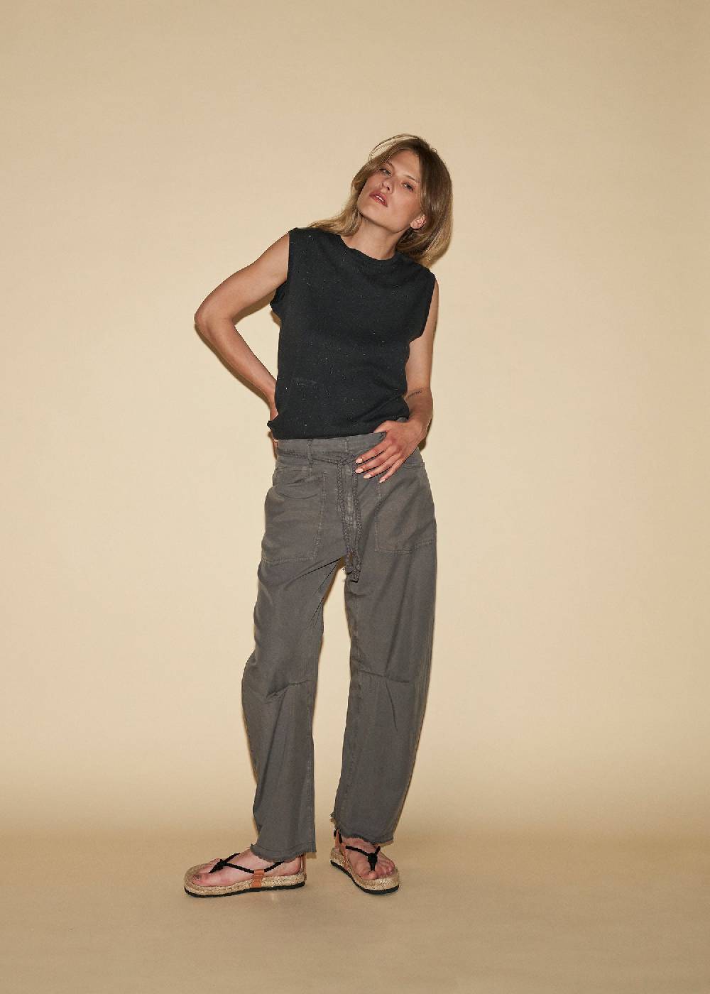 Liv Bergen Top SPRAY in peat Flash Sale