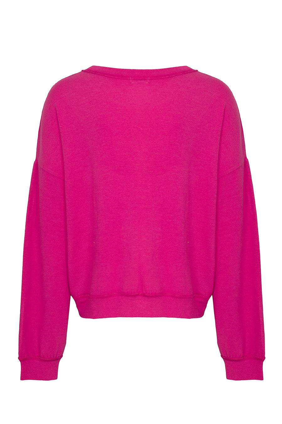 Liv Bergen Sweater Cosy in raspberry Valentinstagsangebot