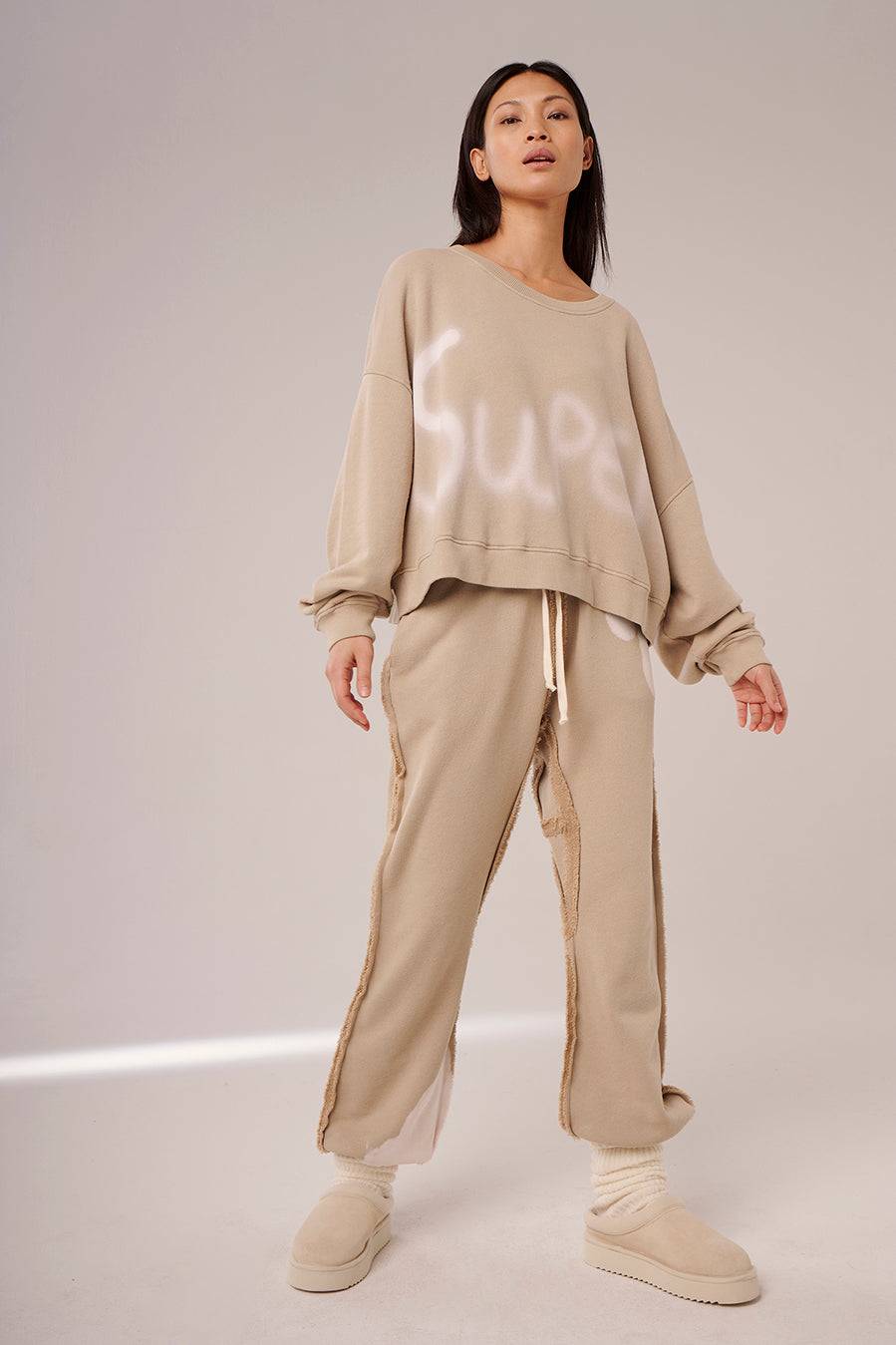 Liv Bergen Sweater Bleached in old rose Jubiläumsangebot
