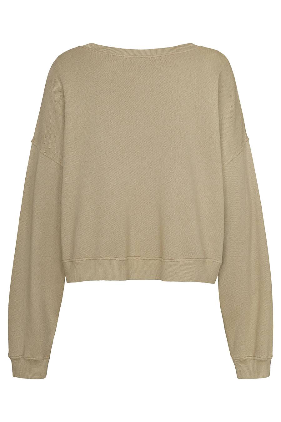 Liv Bergen Sweater Bleached in camel Neuheiten