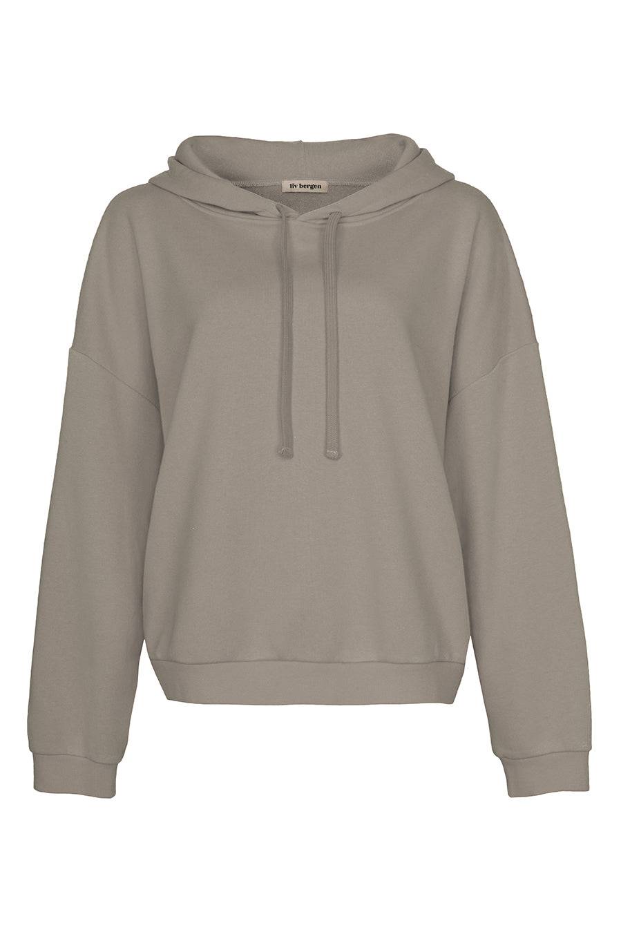 Liv Bergen Hoodie Come in driftwood Bestseller