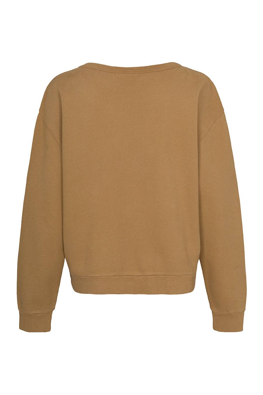 Liv Bergen Sweater Organic in camel Super Sparpreis