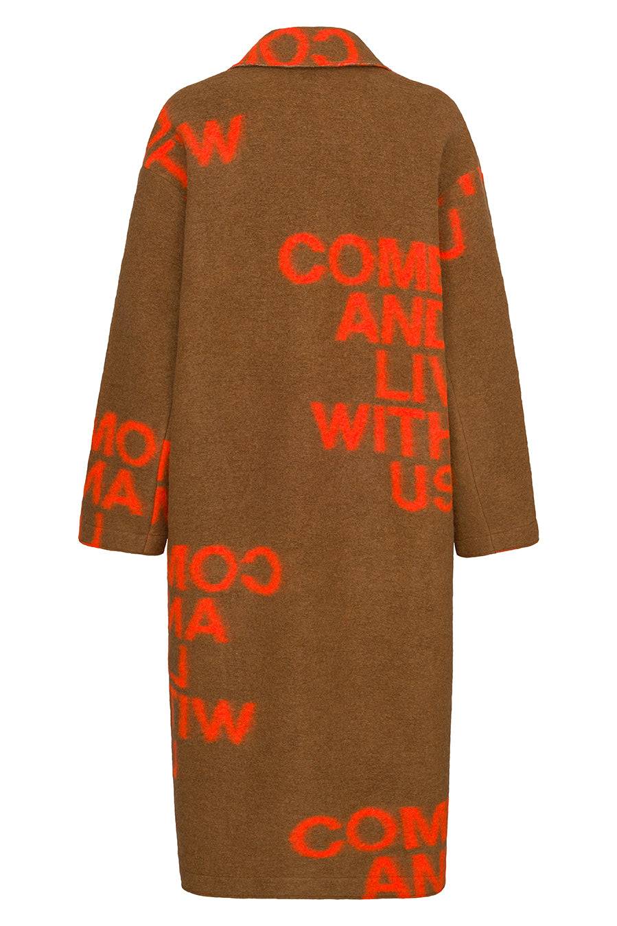 Liv Bergen Mantel Come in camel/orange Kostenlose Rückgabe