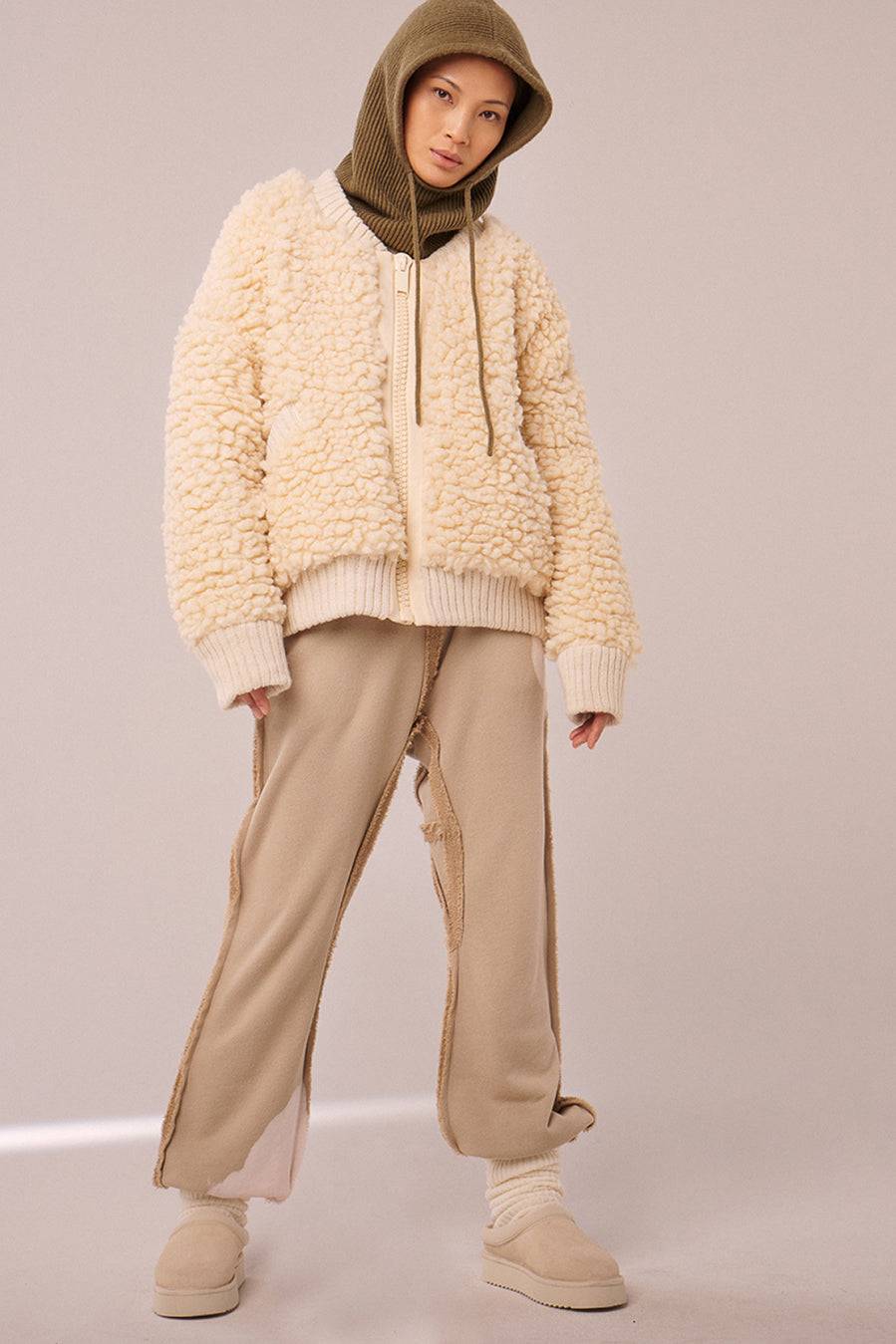 Liv Bergen Hose Bleached in camel Letzter Tag