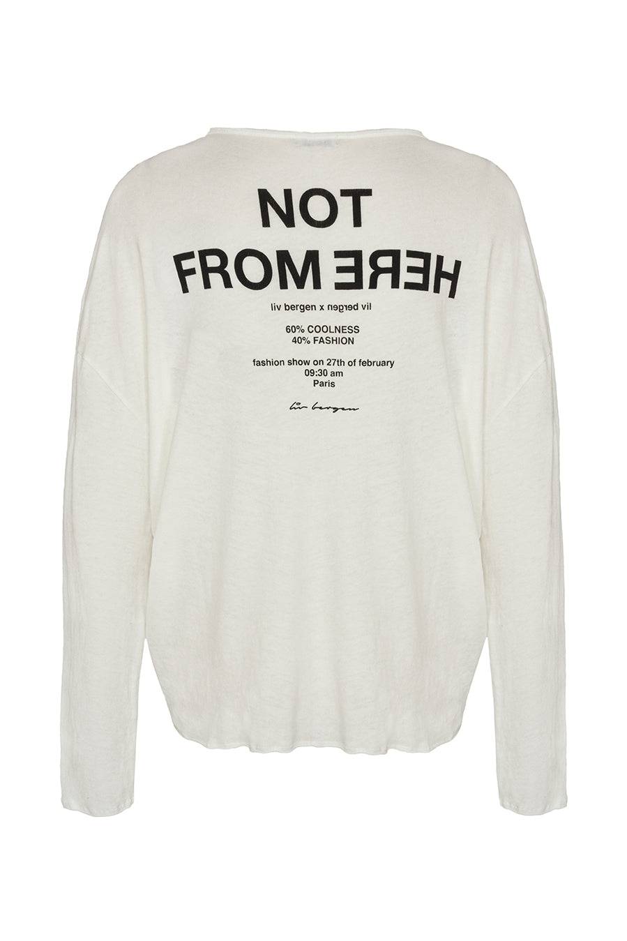 Liv Bergen Shirt Not in creme Osterangebot