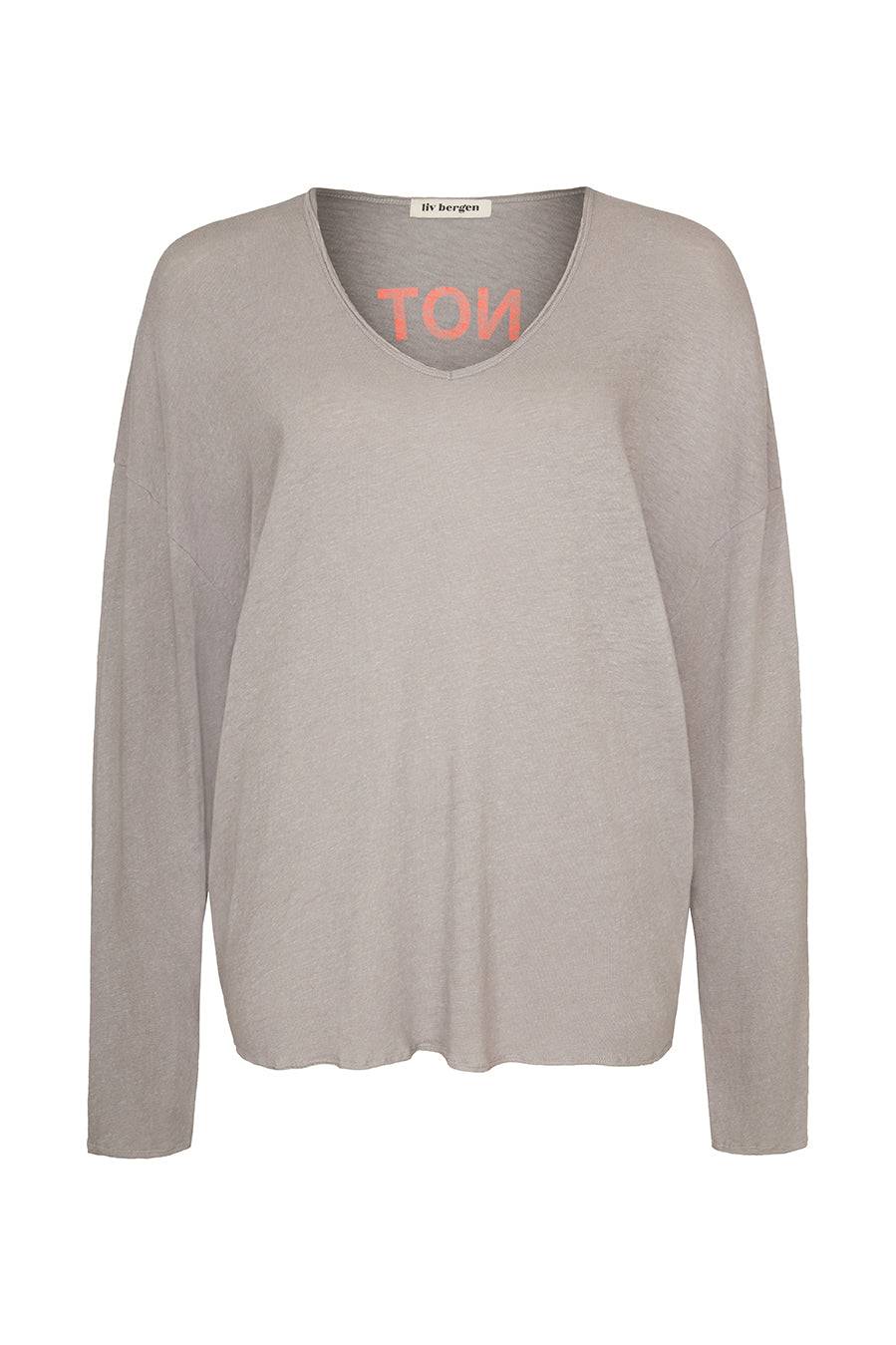 Liv Bergen Shirt Not in washed grey Vatertagsangebot
