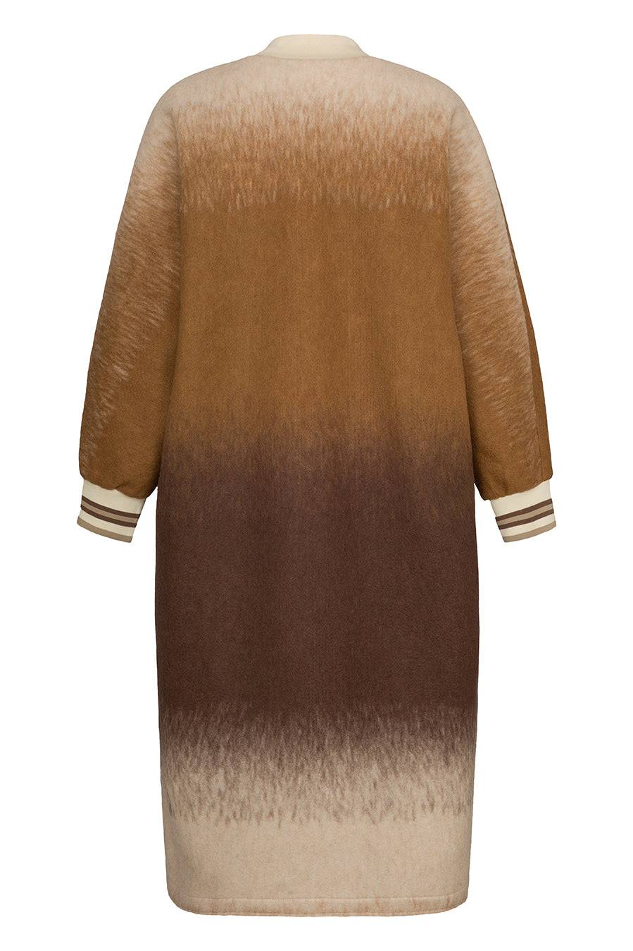 Liv Bergen Mantel Coloured in black/brown Letzter Tag