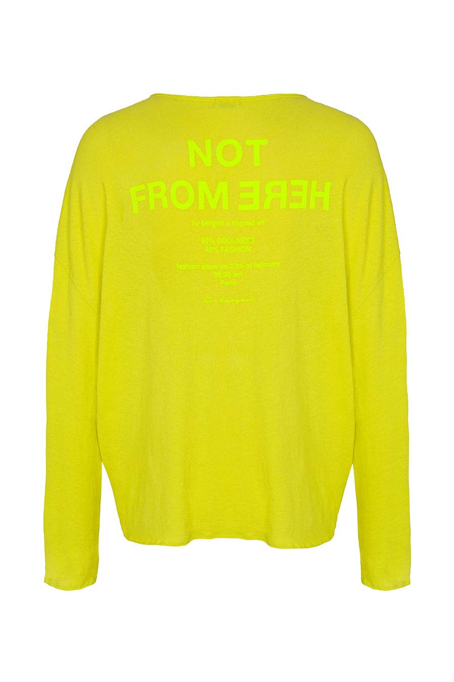 Liv Bergen Shirt Not in neon yellow Nur noch ein Tag übrig