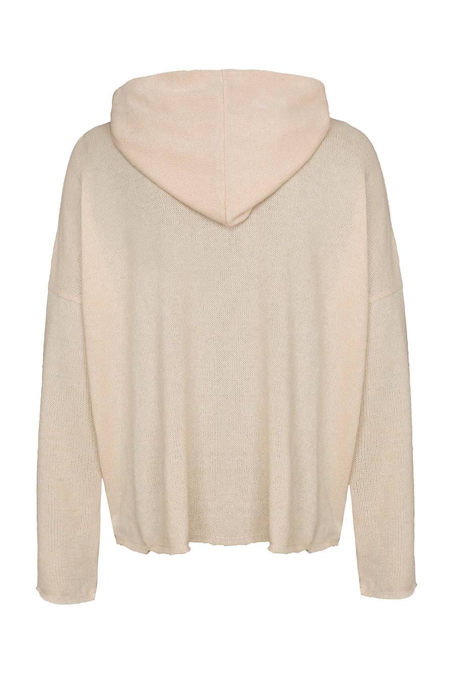 Liv Bergen Hoodie Knit in creme Begrenzt auf 3 Tage