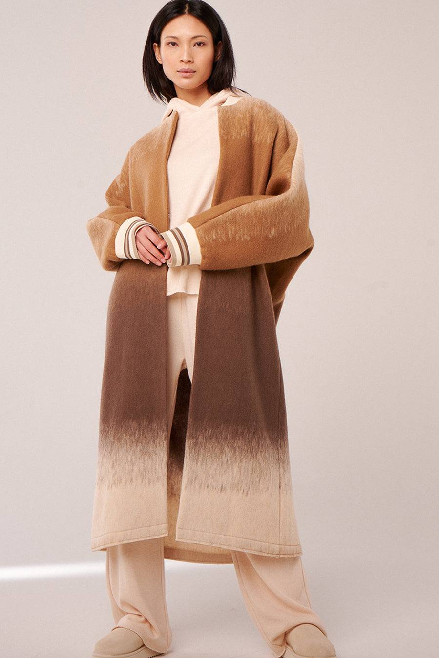 Liv Bergen Hoodie Knit in creme Begrenzt auf 3 Tage