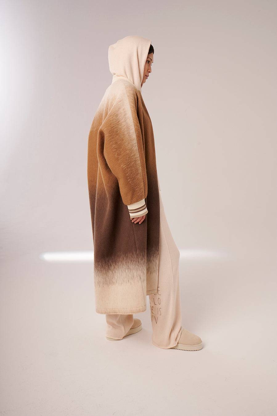 Liv Bergen Hoodie Knit in creme Begrenzt auf 3 Tage