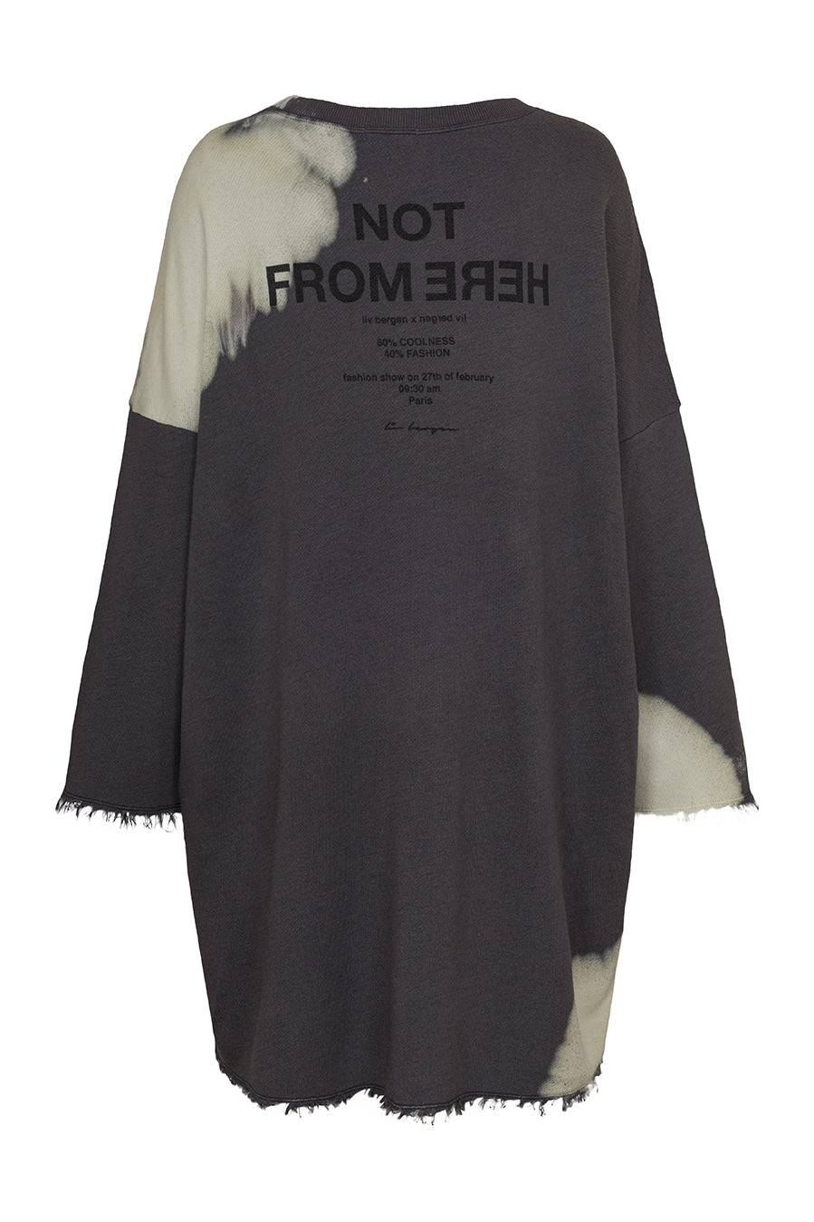 Liv Bergen Kleid Bleached in charcoal Limitierter Zeitrabatt