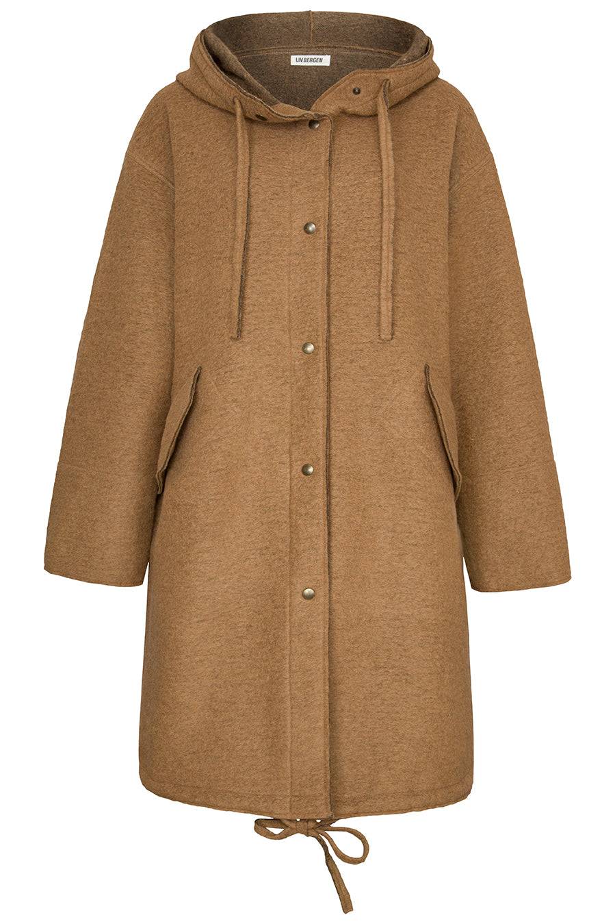 Liv Bergen Jacke Parka in camel Online Outlet