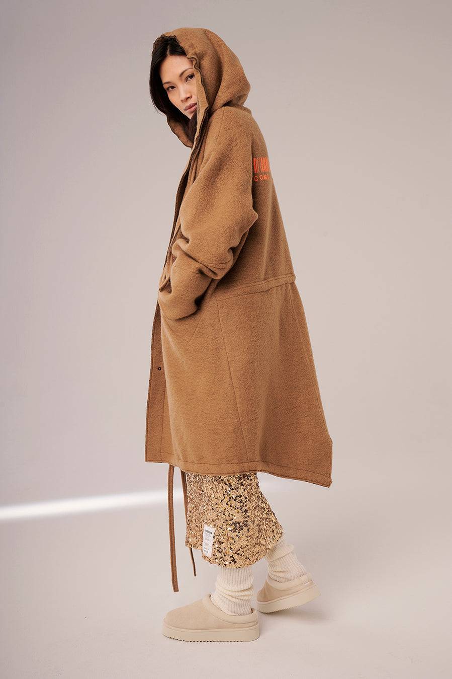 Liv Bergen Jacke Parka in camel Online Outlet
