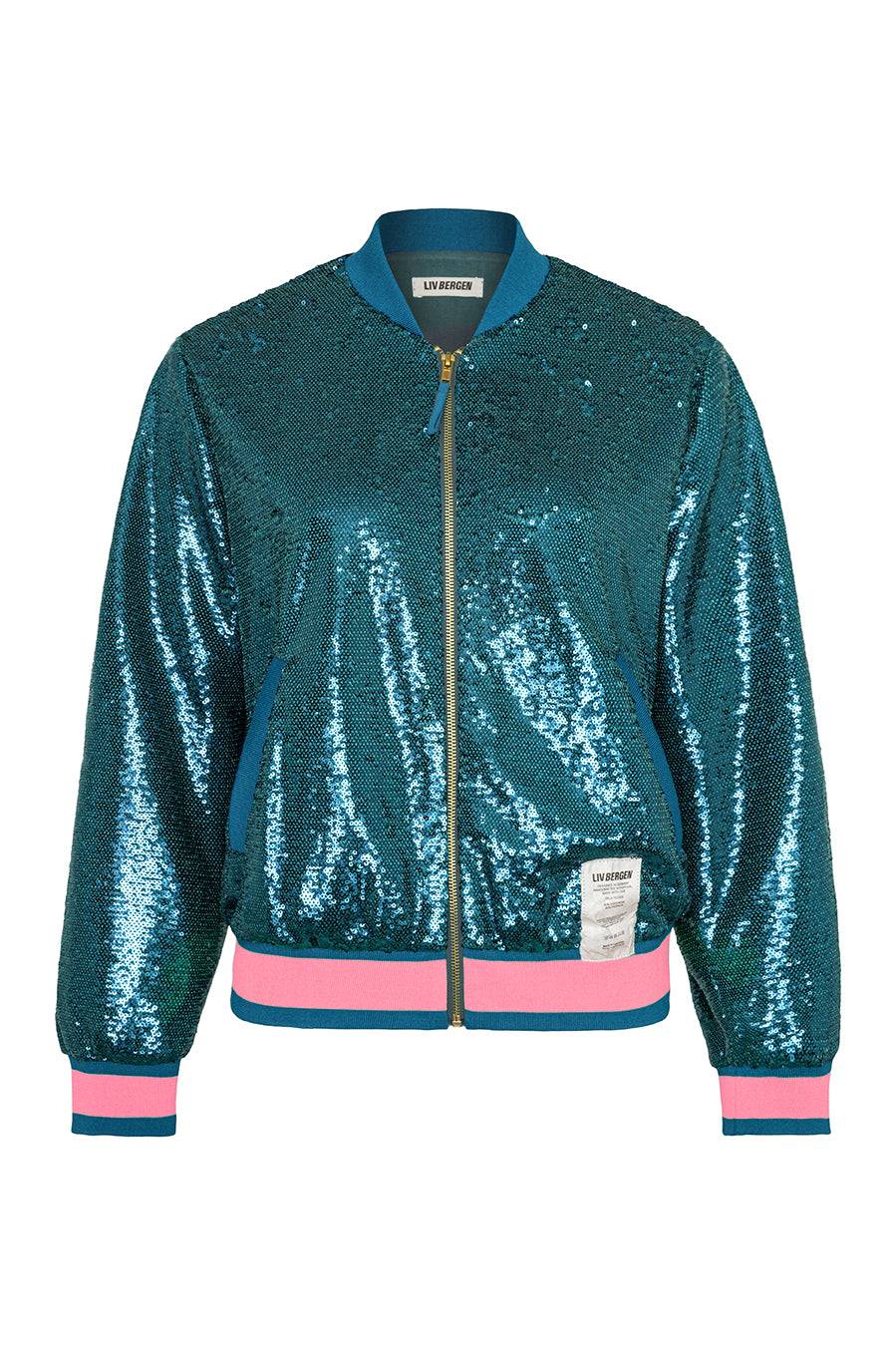 Liv Bergen Jacke SUN SURFING in turquoise Exklusive Angebote
