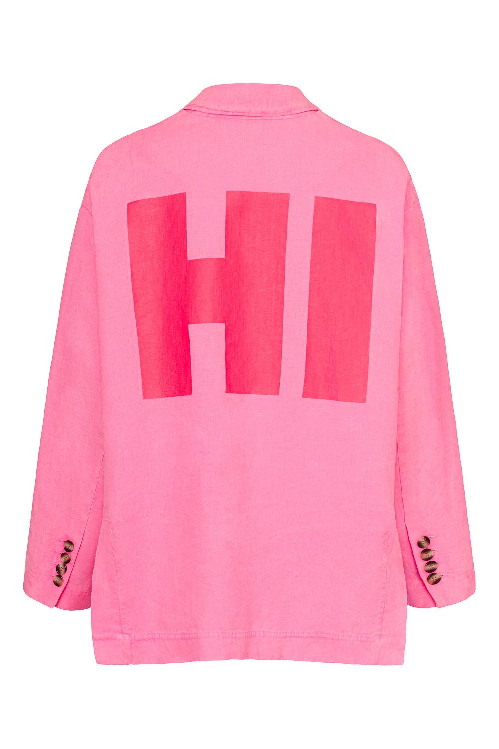 Liv Bergen Oversized Blazer HI in neon pink Neuheiten