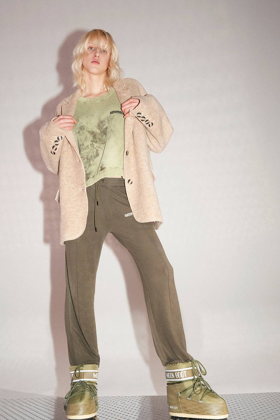 Liv Bergen Oversized Jacke "THAT DON'T IMPRESS ME MUCH" in sand Tägliche Deals
