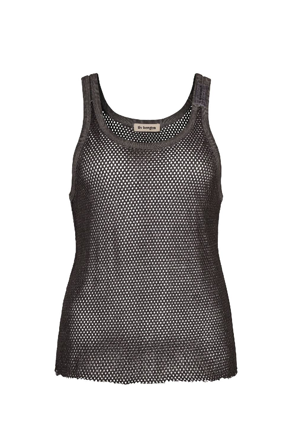 Liv Bergen Top Net in charcoal Hotsell