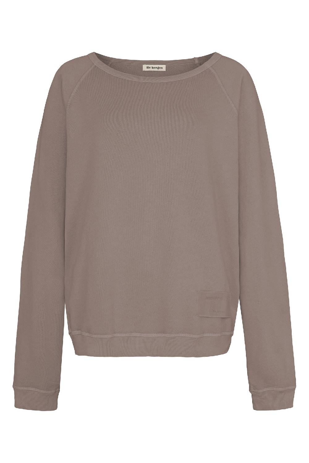 Liv Bergen Sweater Organic in walnut Weihnachtsangebot