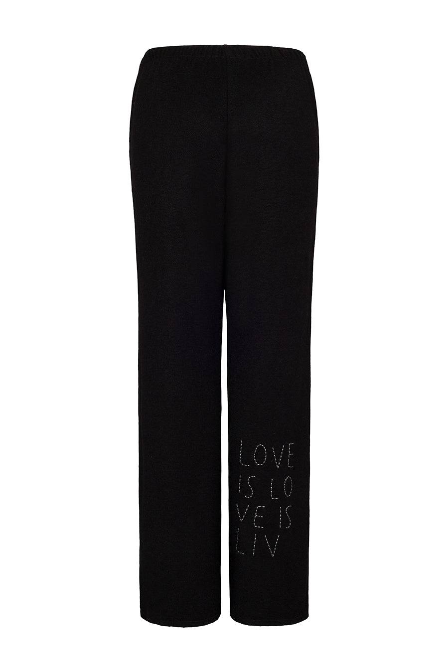 Liv Bergen Hose Knit in black Fabrikladen