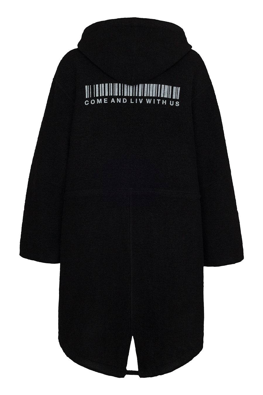 Liv Bergen Jacke Parka in black Speichern exportieren