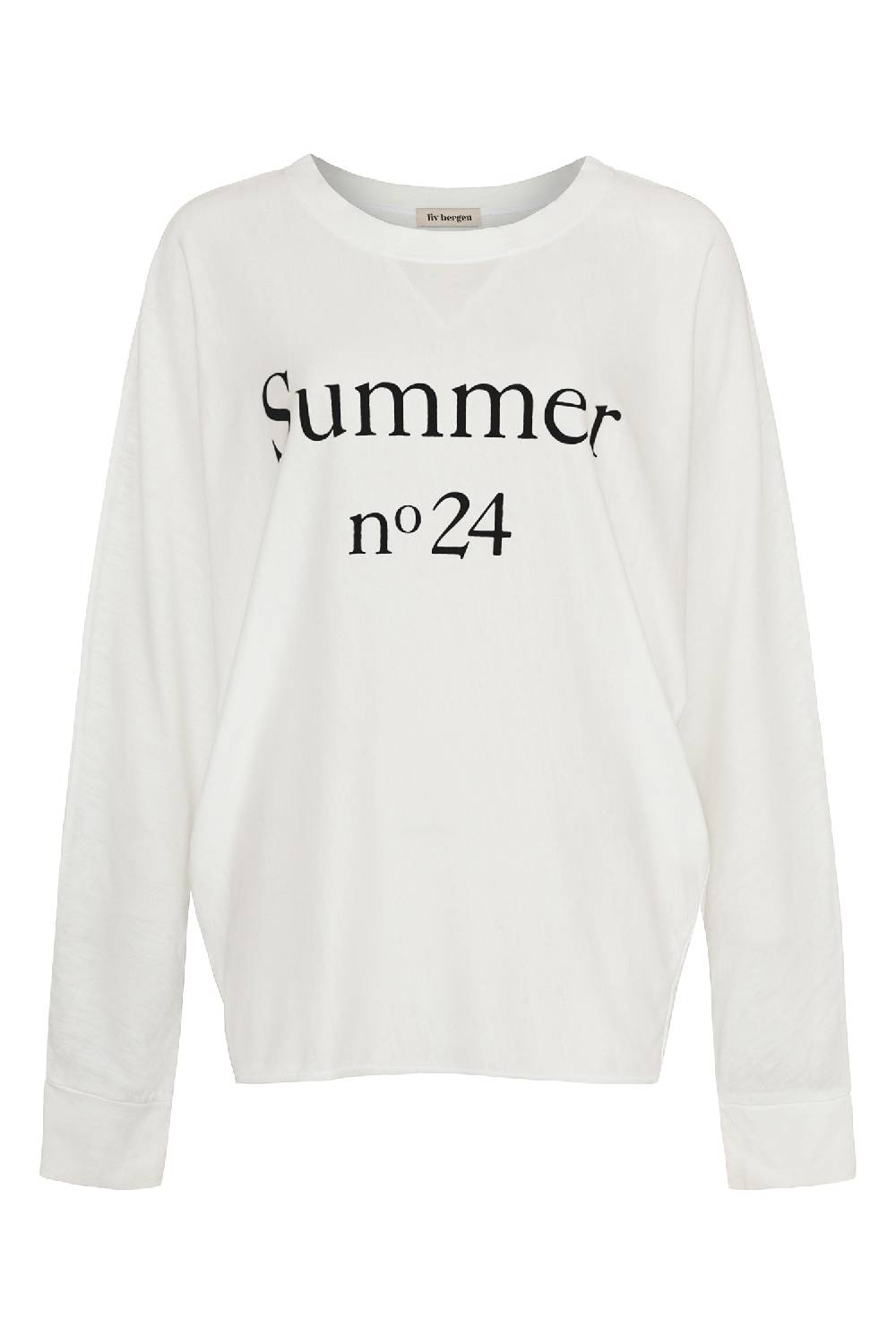 Liv Bergen Longsleeve n°24 in white / black Wochenangebot