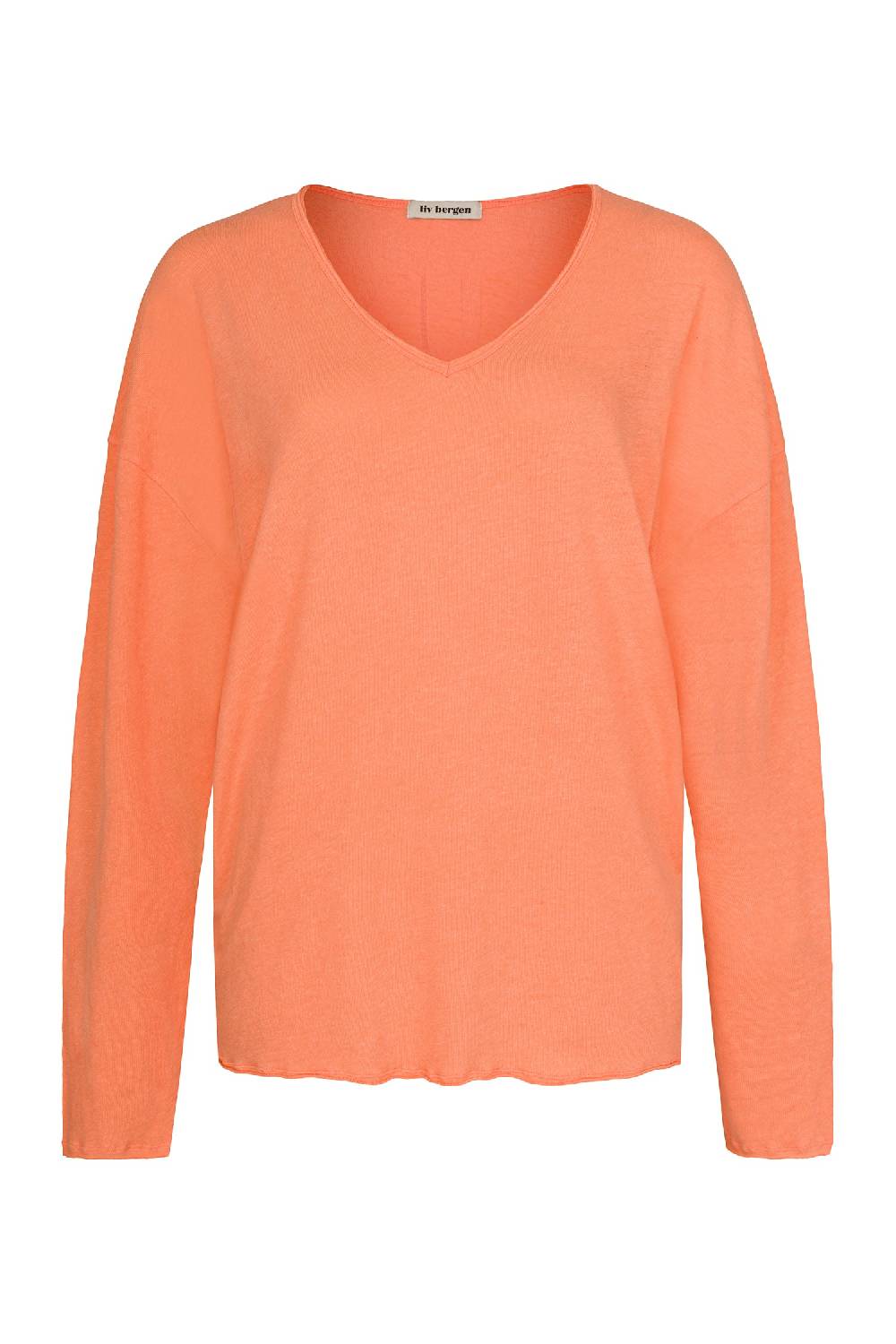 Liv Bergen Longsleeve SUN in neon orange Kostenlose Rückgabe