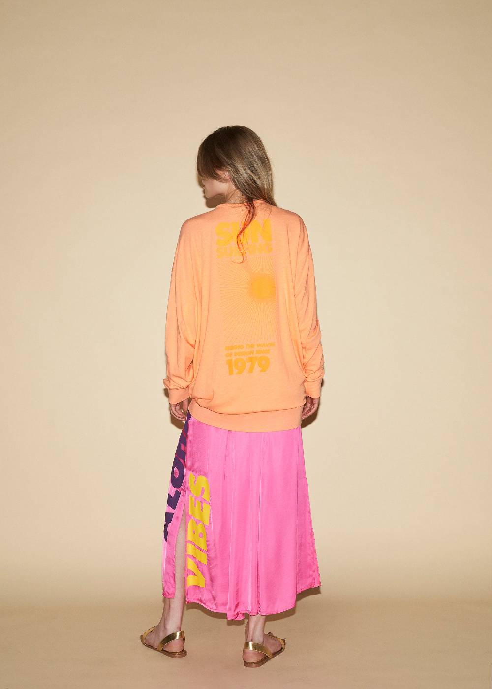 Liv Bergen Longsleeve SUN in washed grey Begrenzte Freigabe