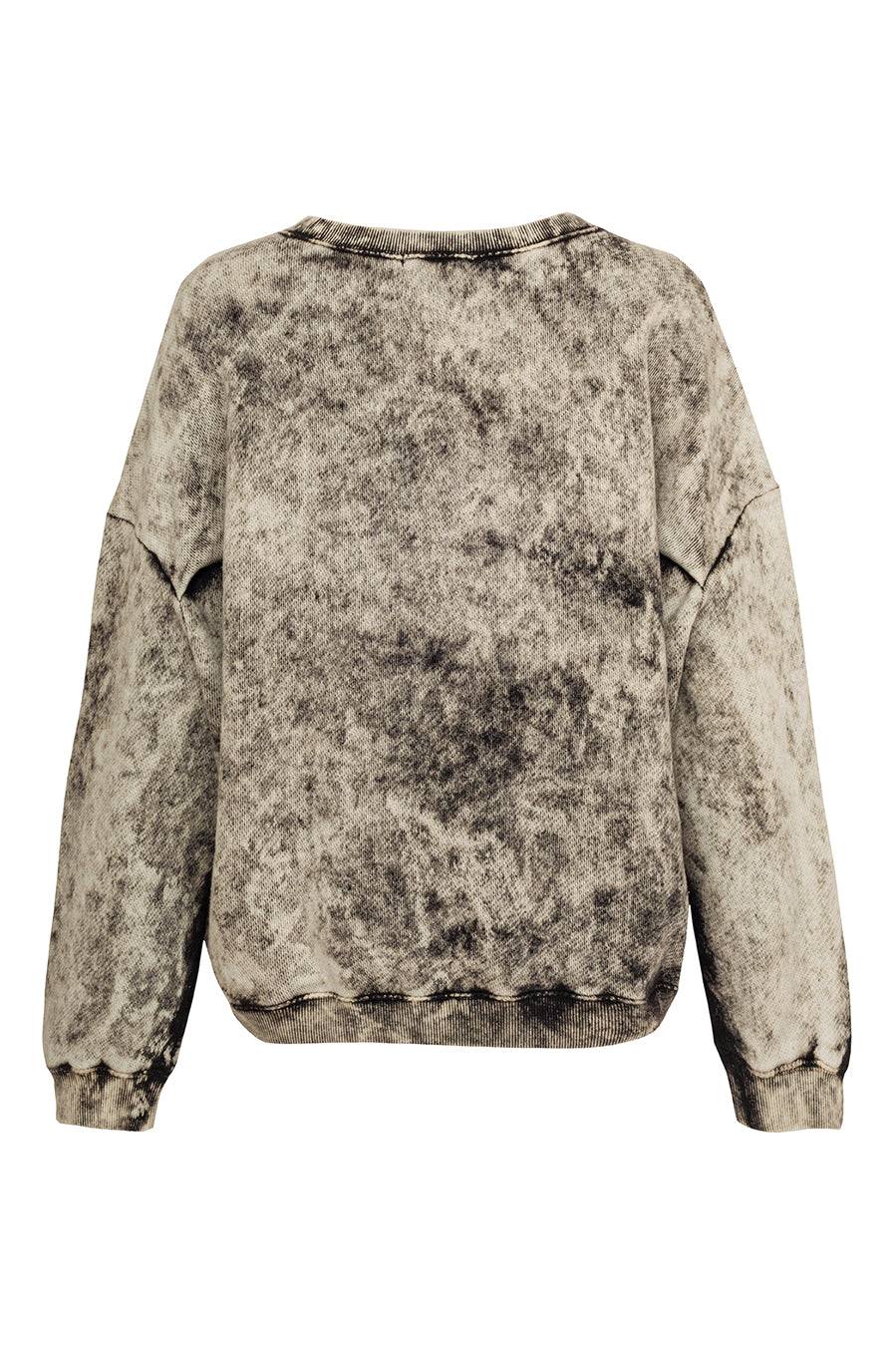 Liv Bergen Sweater EFFECT in batik black Fabrikladen