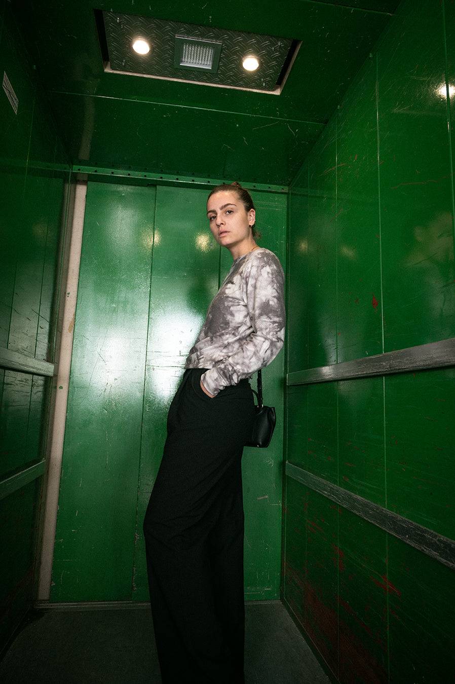 Liv Bergen Sweater in batik charcoal Black Friday Preise