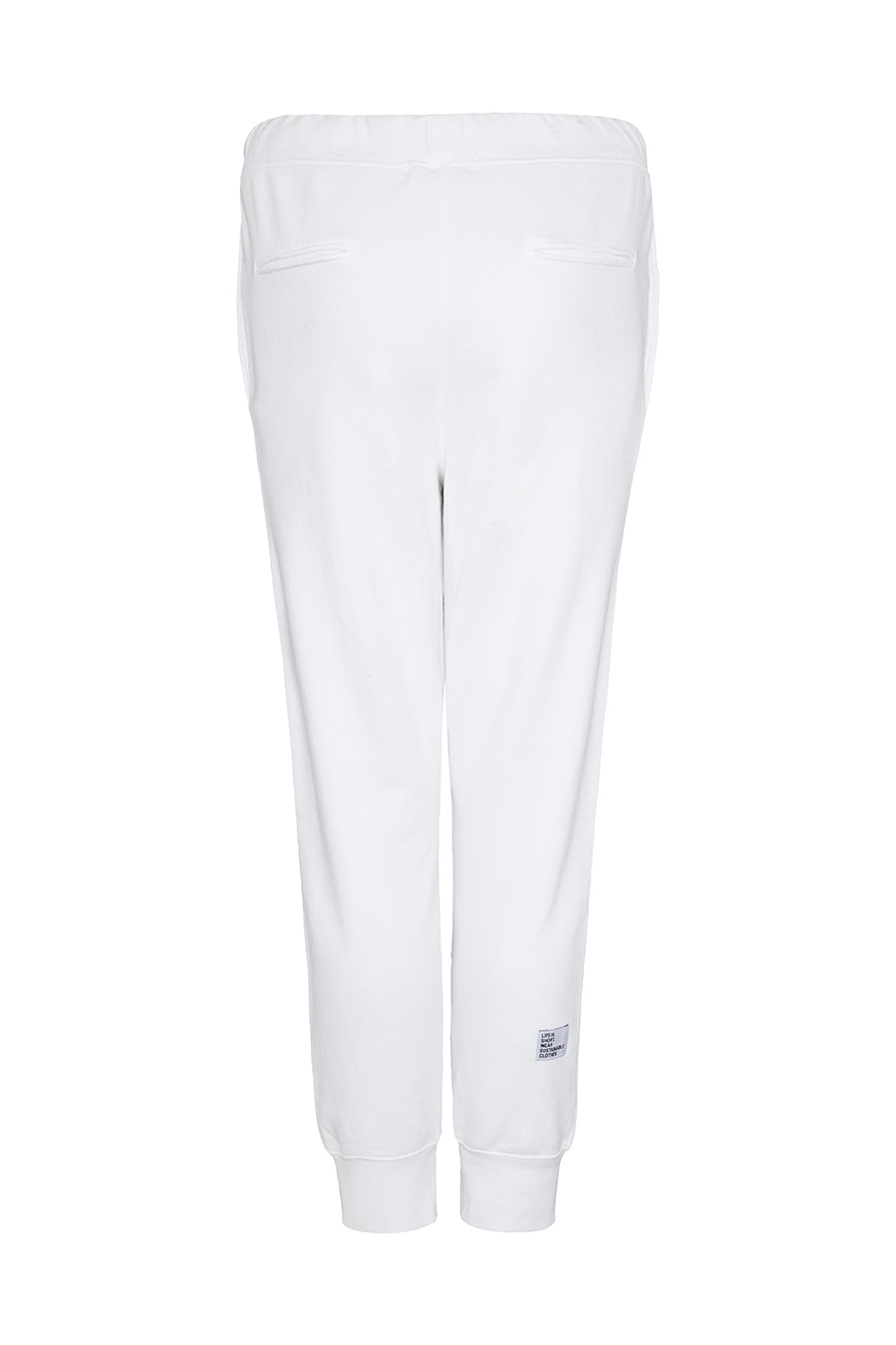 Liv Bergen Hose "100% Organic Cotton" in optic white VIP-Rabatte