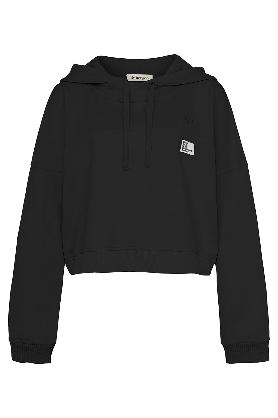 Liv Bergen Hoodie Organic in black JETZT KAUFEN