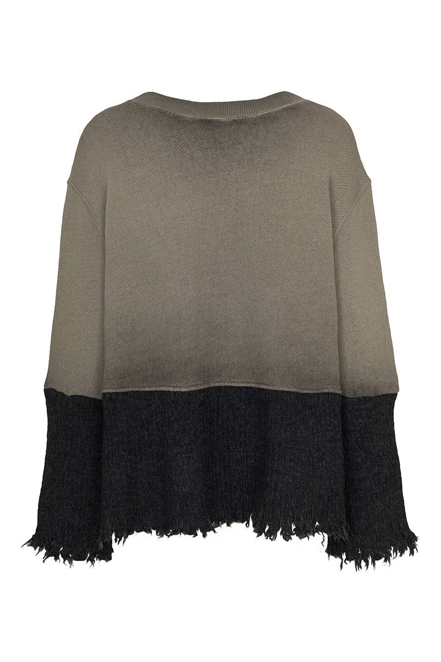 Liv Bergen Sweater Cotton dye in mocca Nur noch ein Tag übrig