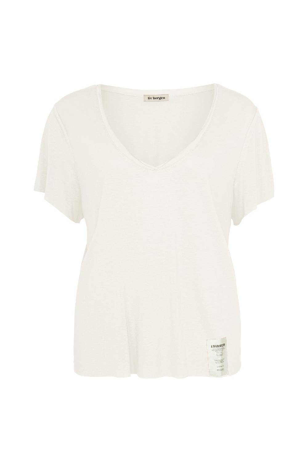 Liv Bergen T-Shirt Vulcano in optic white Riesige Rabatte