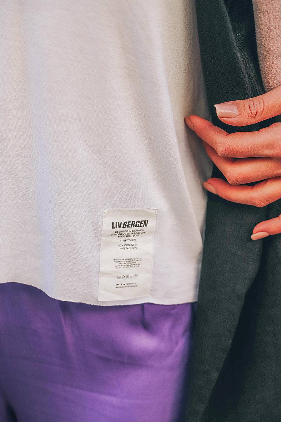 Liv Bergen T-Shirt Vulcano in optic white Riesige Rabatte
