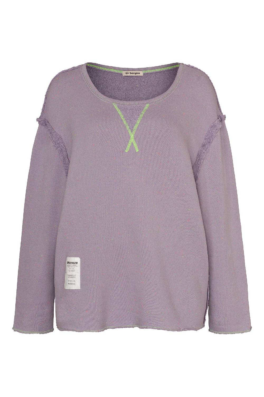 Liv Bergen Sweater Dots in lavendula Hotsell