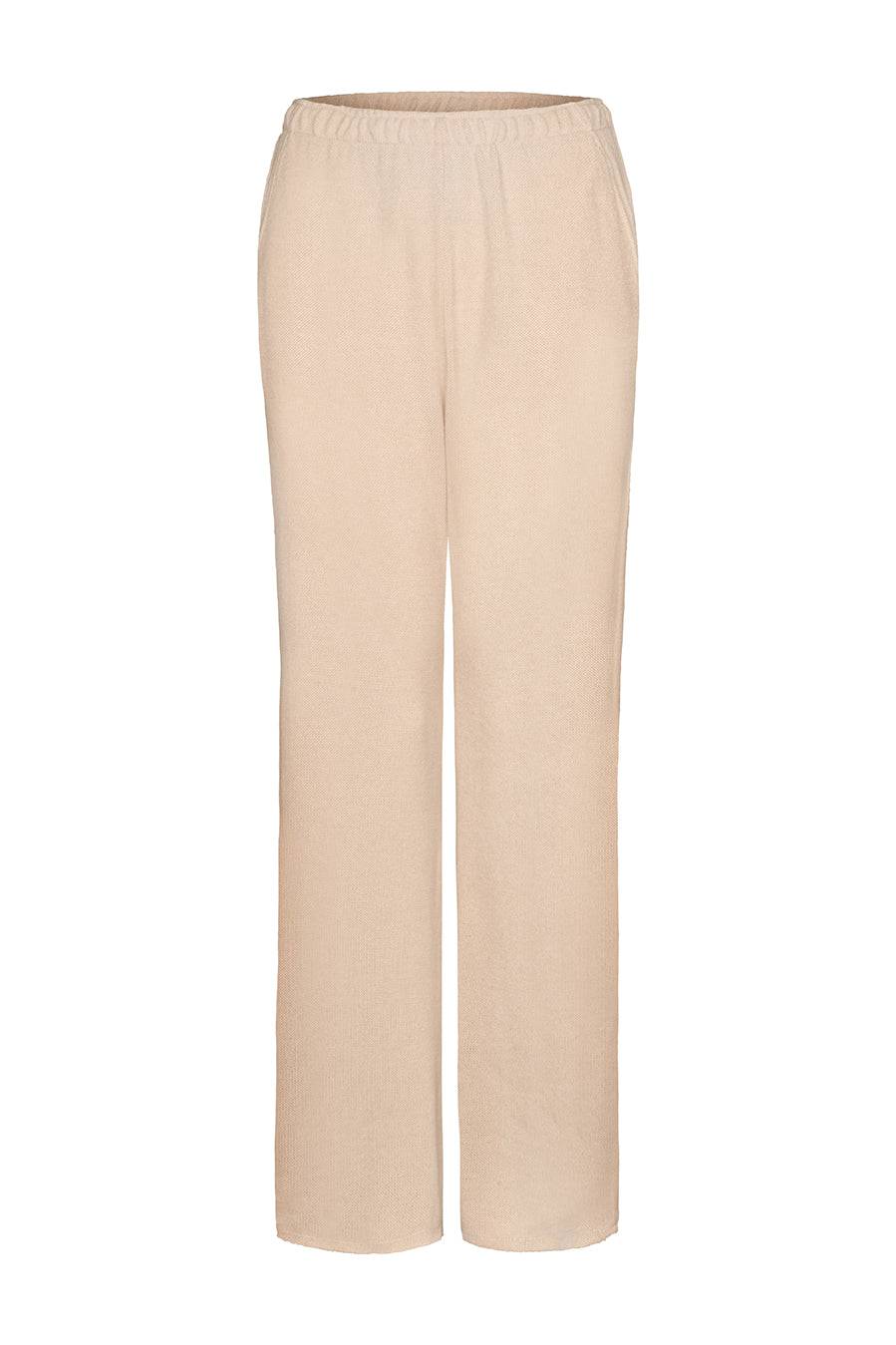 Liv Bergen Hose Knit in creme Top Angebot