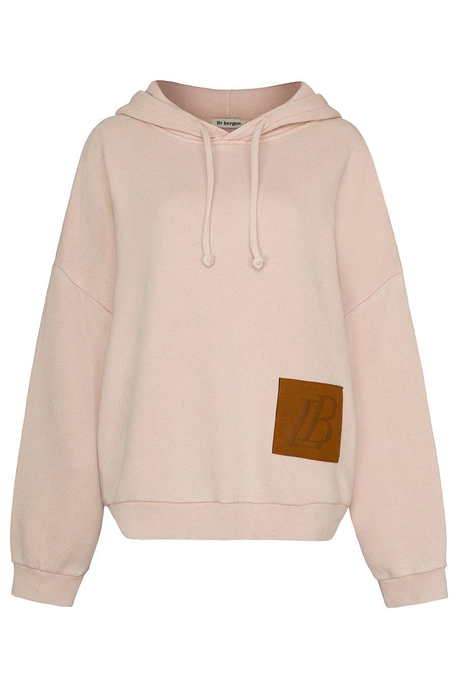 Liv Bergen Hoodie Fade Out in ruby tan Neueste Mode