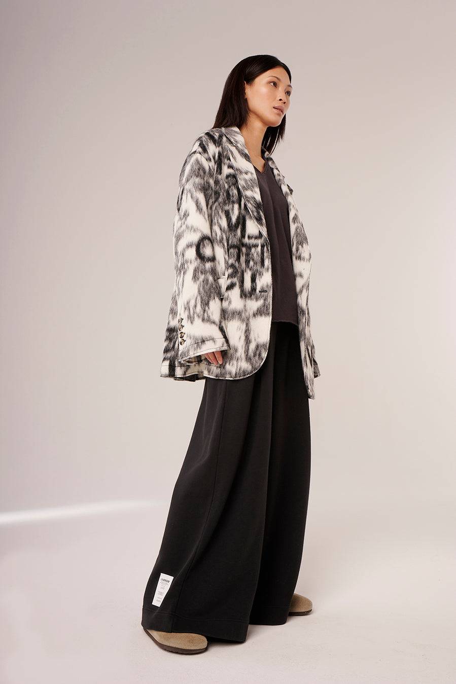 Liv Bergen Jacke Come in black/white Zeitlich begrenztes Angebot