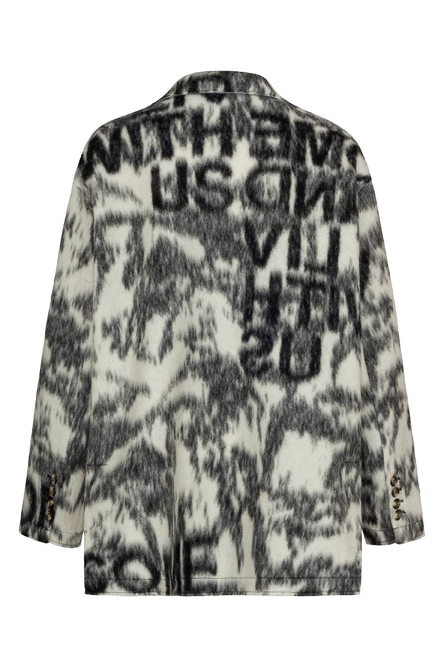 Liv Bergen Jacke Come in black/white Zeitlich begrenztes Angebot